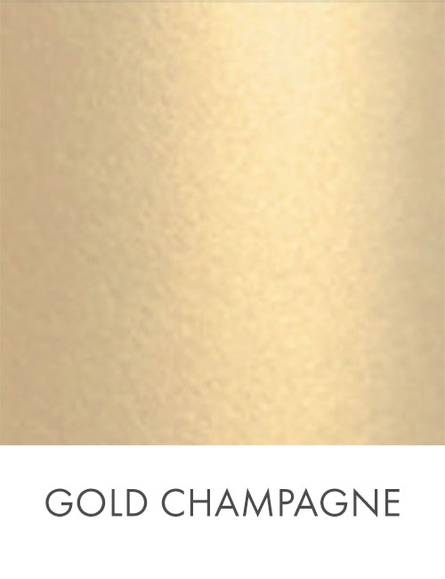 Gold Champagne Dining Table Base Finish Swatch