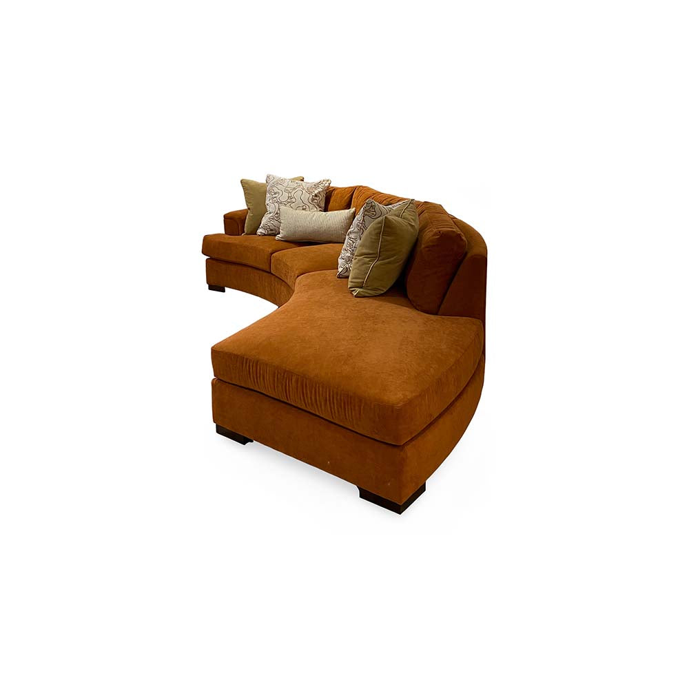 Hayward Curved Sectional Living Room Stickley   