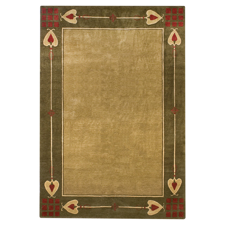 Highland Park Rug, Green Area Rug Stickley   