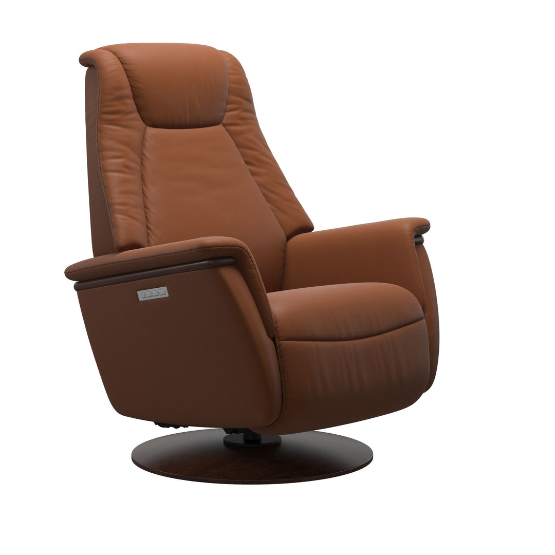 Stressless Max Power Recliner Living Room Ekornes Small Paloma New Cognac
