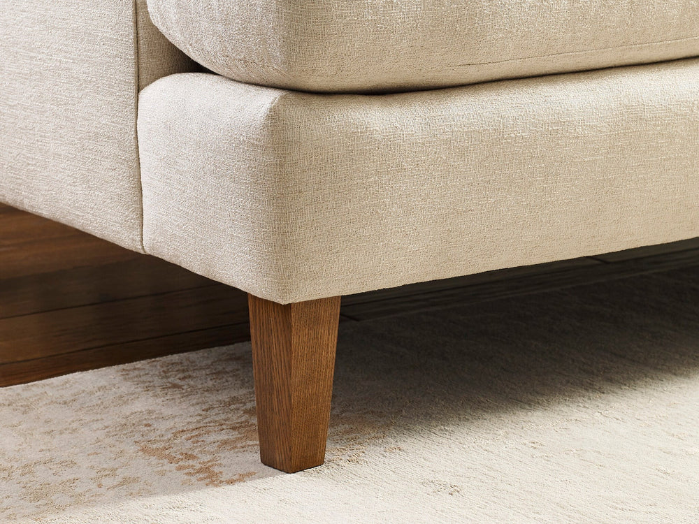Surrey Hills Wood-Frame Ottoman Living Room Stickley
