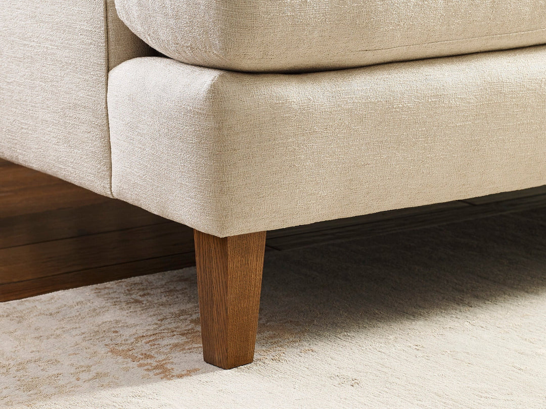 Surrey Hills Wood-Frame Ottoman Living Room Stickley