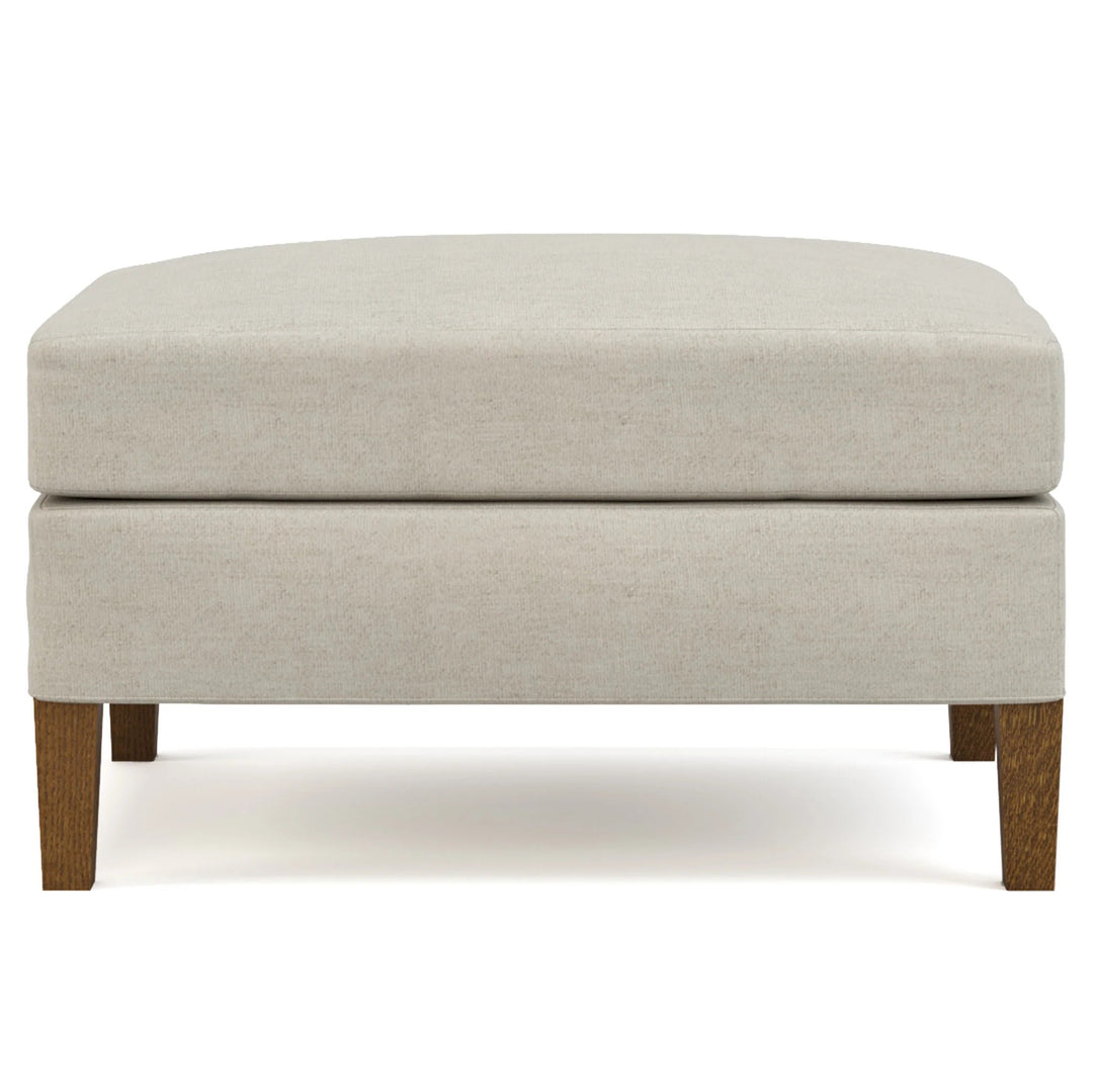 Surrey Hills Wood-Frame Ottoman Living Room Stickley