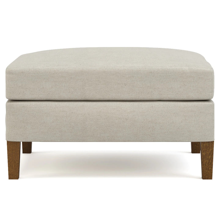 Surrey Hills Wood-Frame Ottoman Living Room Stickley