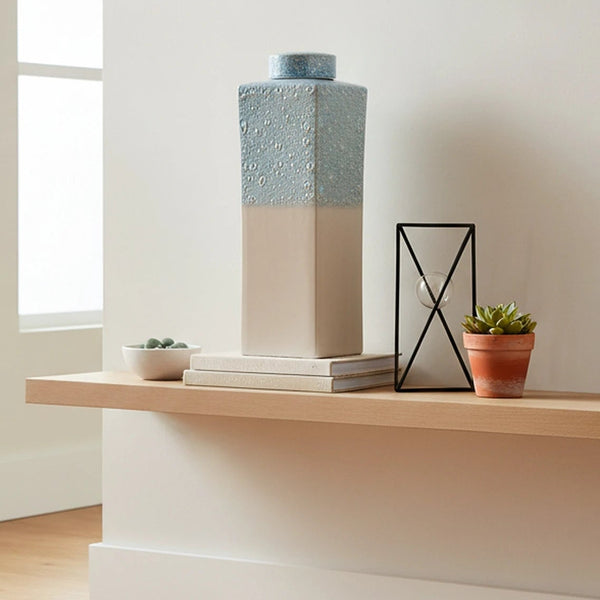 Orianna Tea Jar, Teal