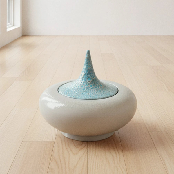 Silva Bubbles Vase, Teal