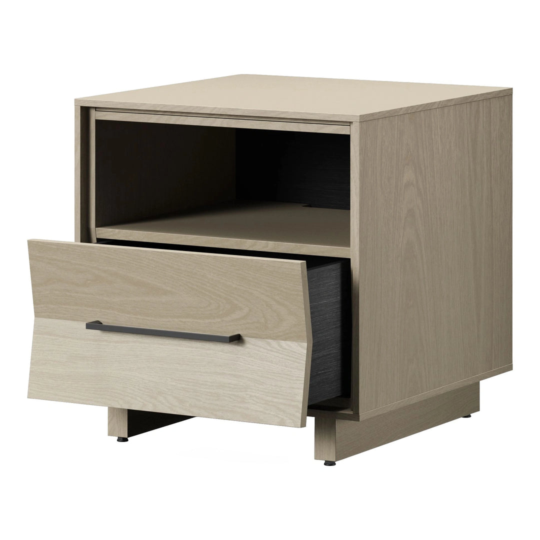 KAVA Bedroom 9681 20-inch Nightstand Bedroom BDI Washed Oak