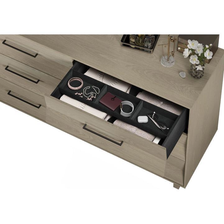 KAVA Bedroom 9686 6-Drawer Dresser Bedroom BDI