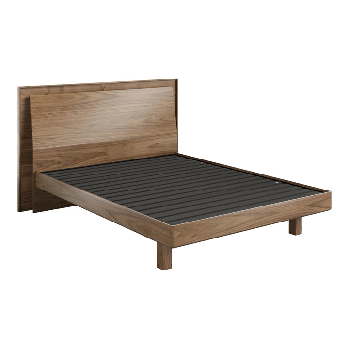 KAVA Bedroom 9617 Queen Bed Bedroom BDI Natural Walnut