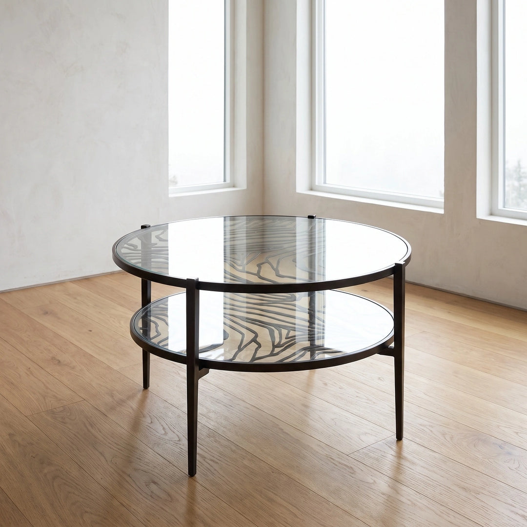 Agate round lamp table clearance Baker Furniture