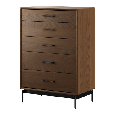 LINQ Bedroom 9185 5-Drawer Chest Bedroom BDI Mocha