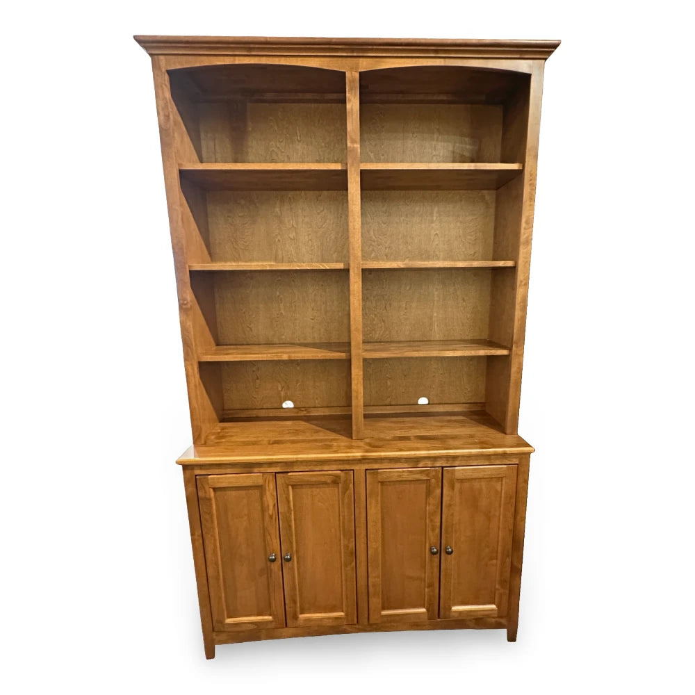 McKenzie 48" Wide Cabinet with Hutch Living Room Whittier Wood
