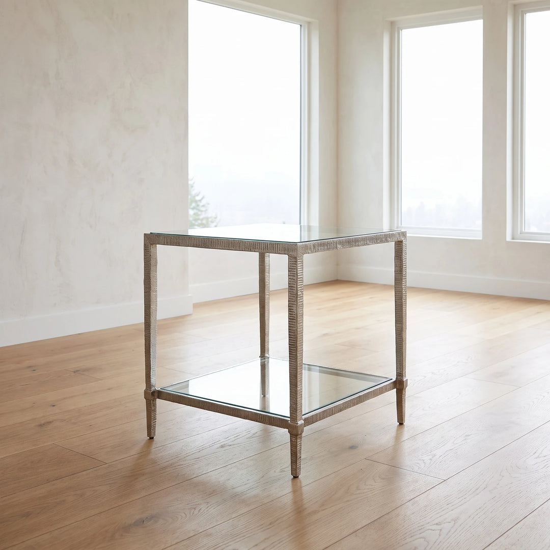 Claret Rectangular End Table clearance Artistica Home