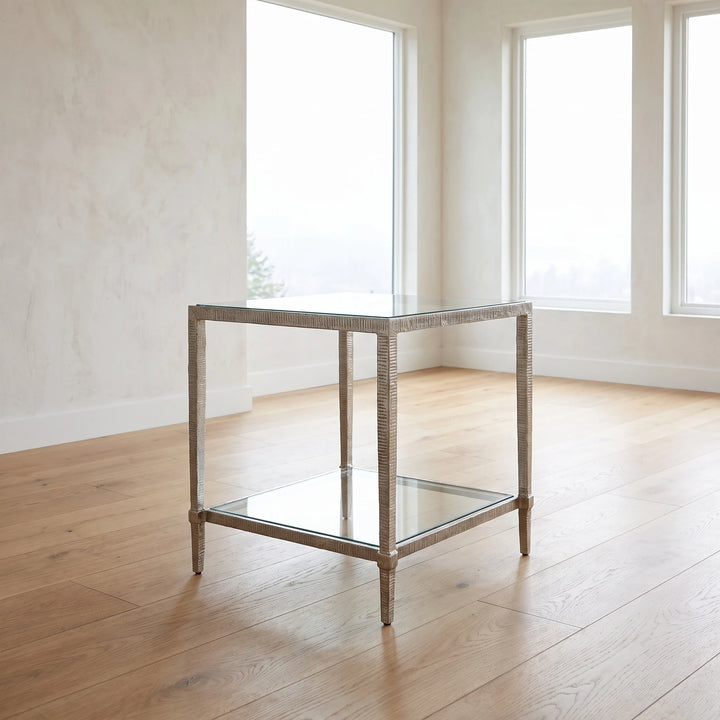Claret Rectangular End Table clearance Artistica Home