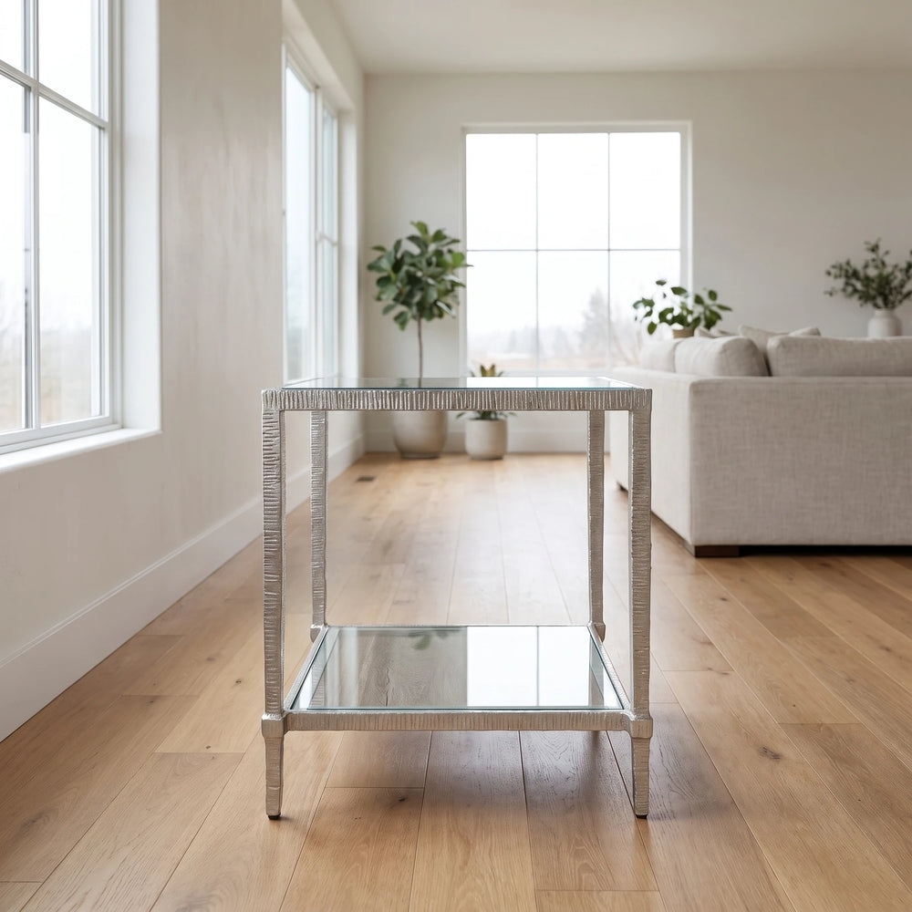 Claret Rectangular End Table clearance Artistica Home