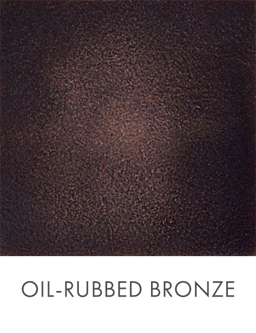 Oil-Rubbed Bronze Dining Table Base Finish Swatch