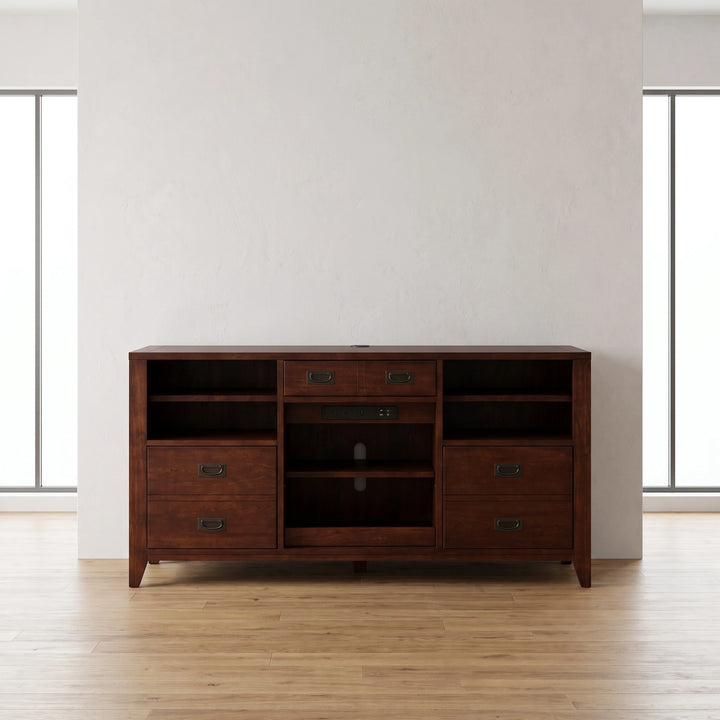 Danforth Open Credenza clearance Hooker Furniture