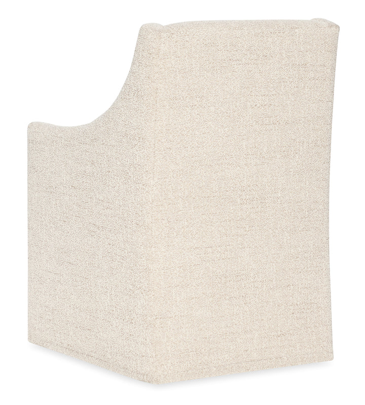 Eleana Castered Arm Chair Dining Room Hooker Furniture