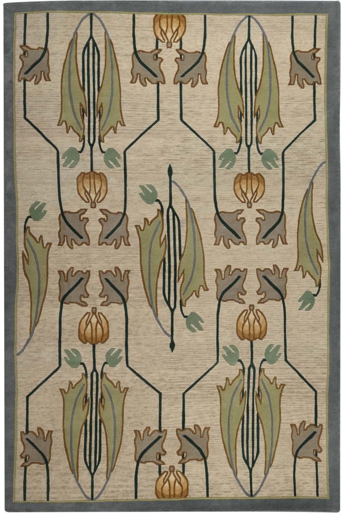 Stickley | Rennie Tulip | RU-1445: Ivory Area Rug Area Rug Stickley