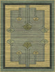 Stickley | Art Ginkgo | RU-1455: Green Area Rug Area Rug Stickley