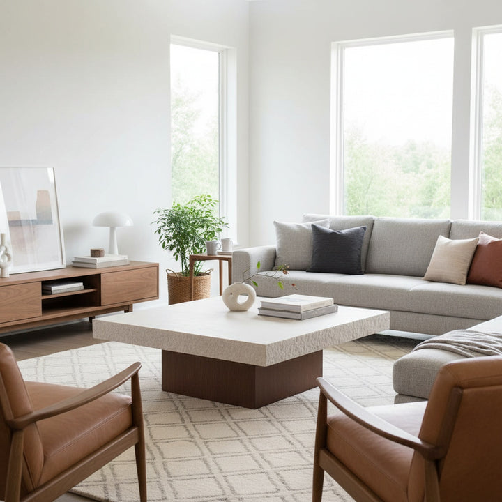 Palm Desert Shadow Mountain Square Cocktail Table Living Room Tommy Bahama Home