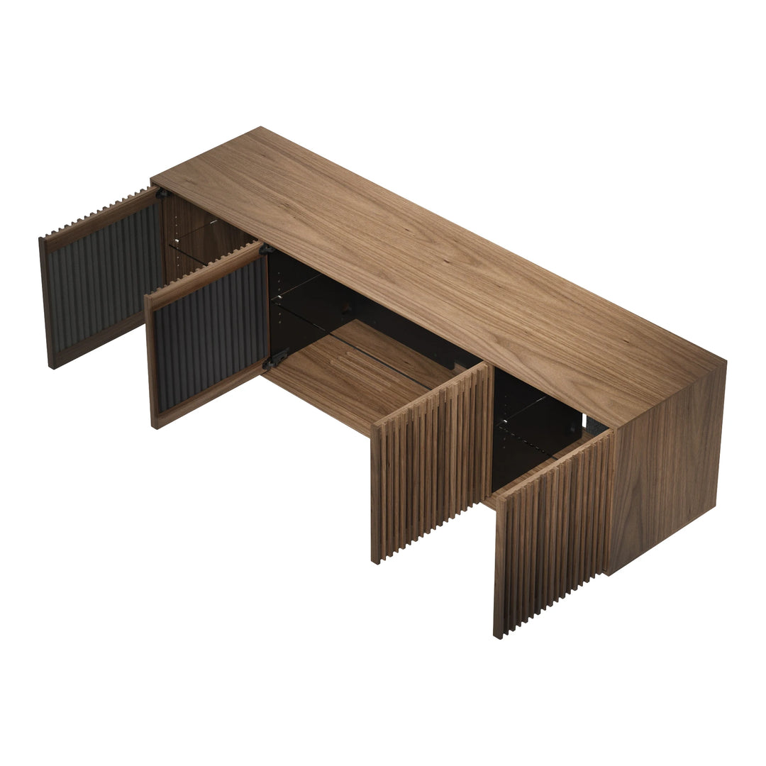 Profile 8479 4 Door Media + Storage Console Living Room BDI