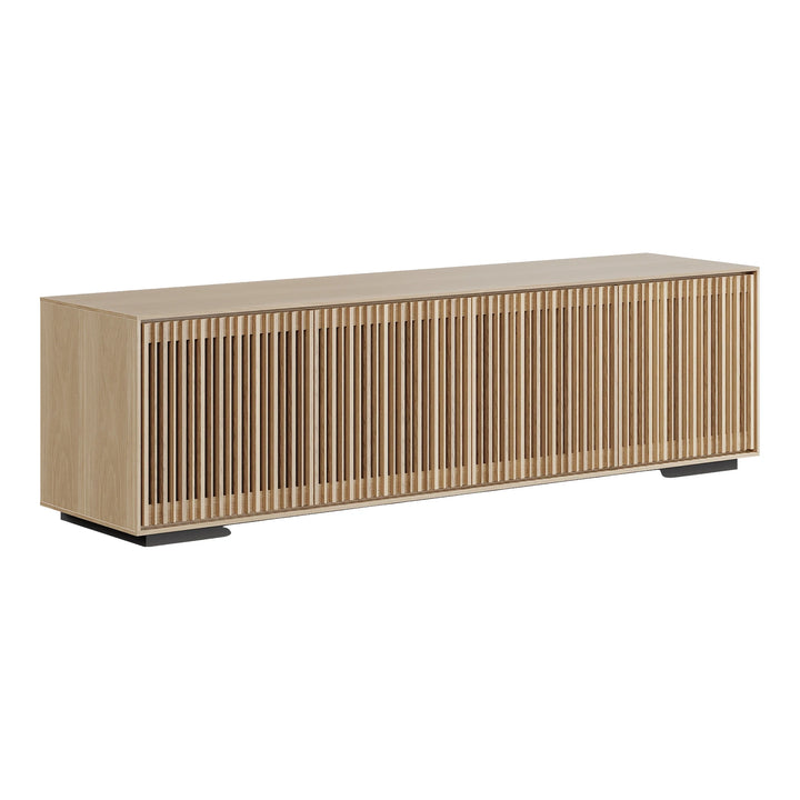 Profile 8479 4 Door Media + Storage Console Living Room BDI Washed Oak