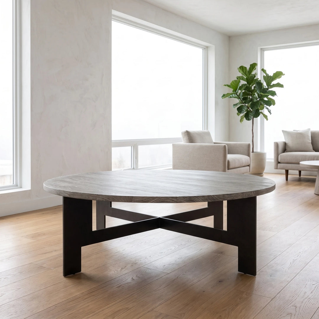 Theory Round Coffee Table Living Room Four Hands
