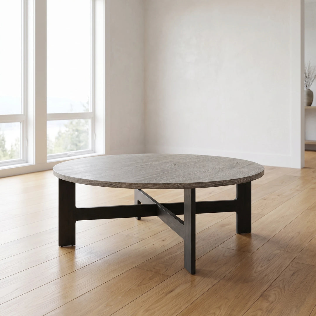 Theory Round Coffee Table Living Room Four Hands