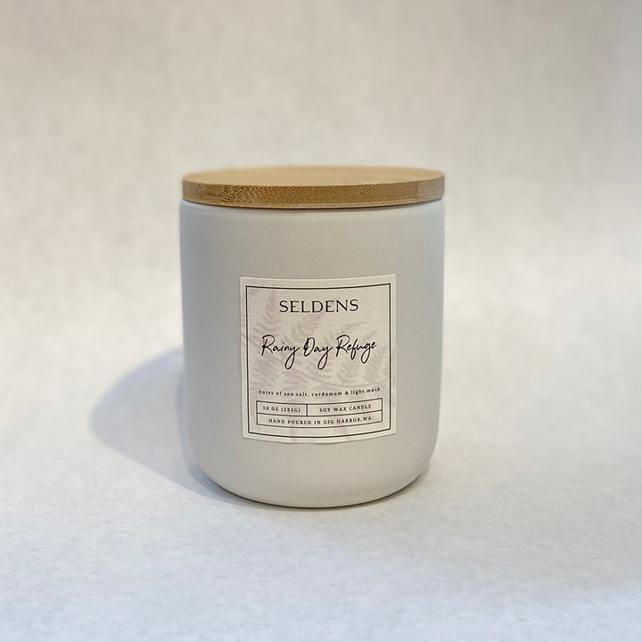 Rainy Day Refuge Soy Candle Accessories Seldens   