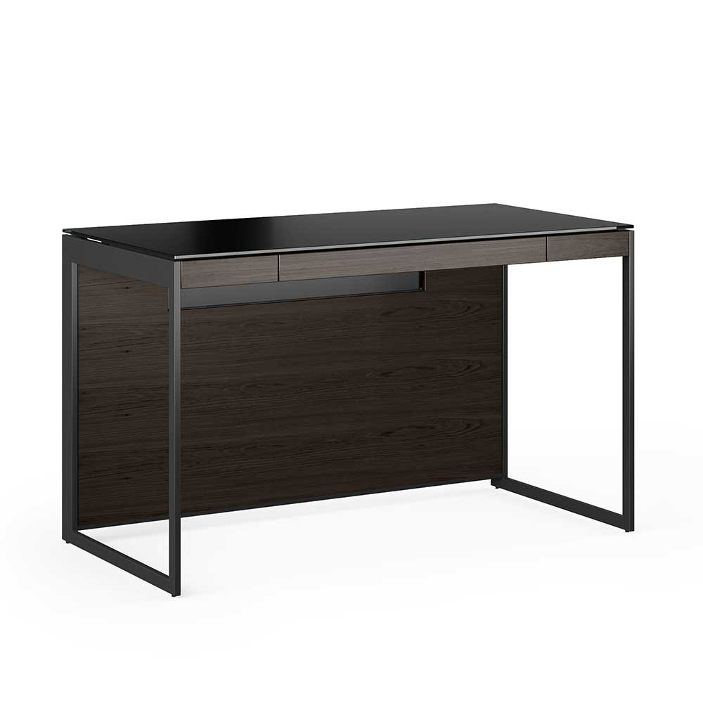 Sequel 20 6103 Compact Desk Home Office BDI Charcoal Stained Ash Black