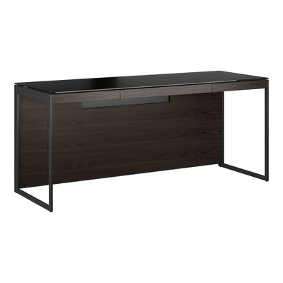 Sequel 20 6101 Desk Home Office BDI Charcoal Stained Ash Black