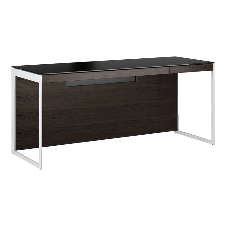 Sequel 20 6101 Desk Home Office BDI Charcoal Stained Ash Nickel