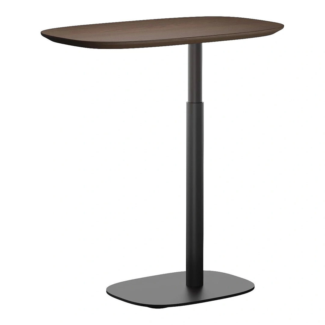 Serif 1046 Wood Lift Laptop / Side Table Living Room BDI Toasted Oak