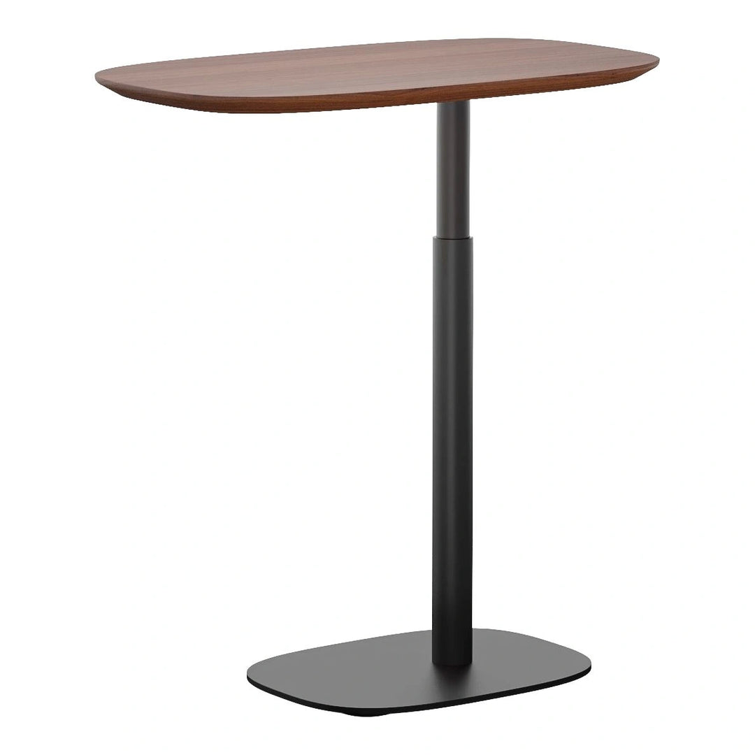 Serif 1046 Wood Lift Laptop / Side Table Living Room BDI Chocolate Stained Walnut