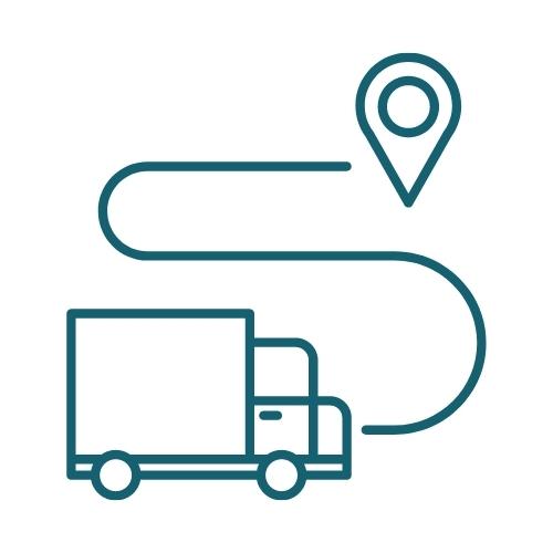Seldens shipping and delivery icon