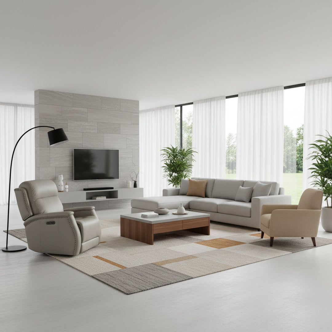 Rhea Zero Gravity Power Recliner with Power Headrest Living Room Hooker Furniture