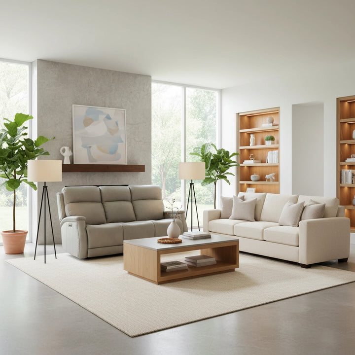 Rhea Zero Gravity Power Recline Sofa w/ Power Headrest Living Room Hooker Furniture