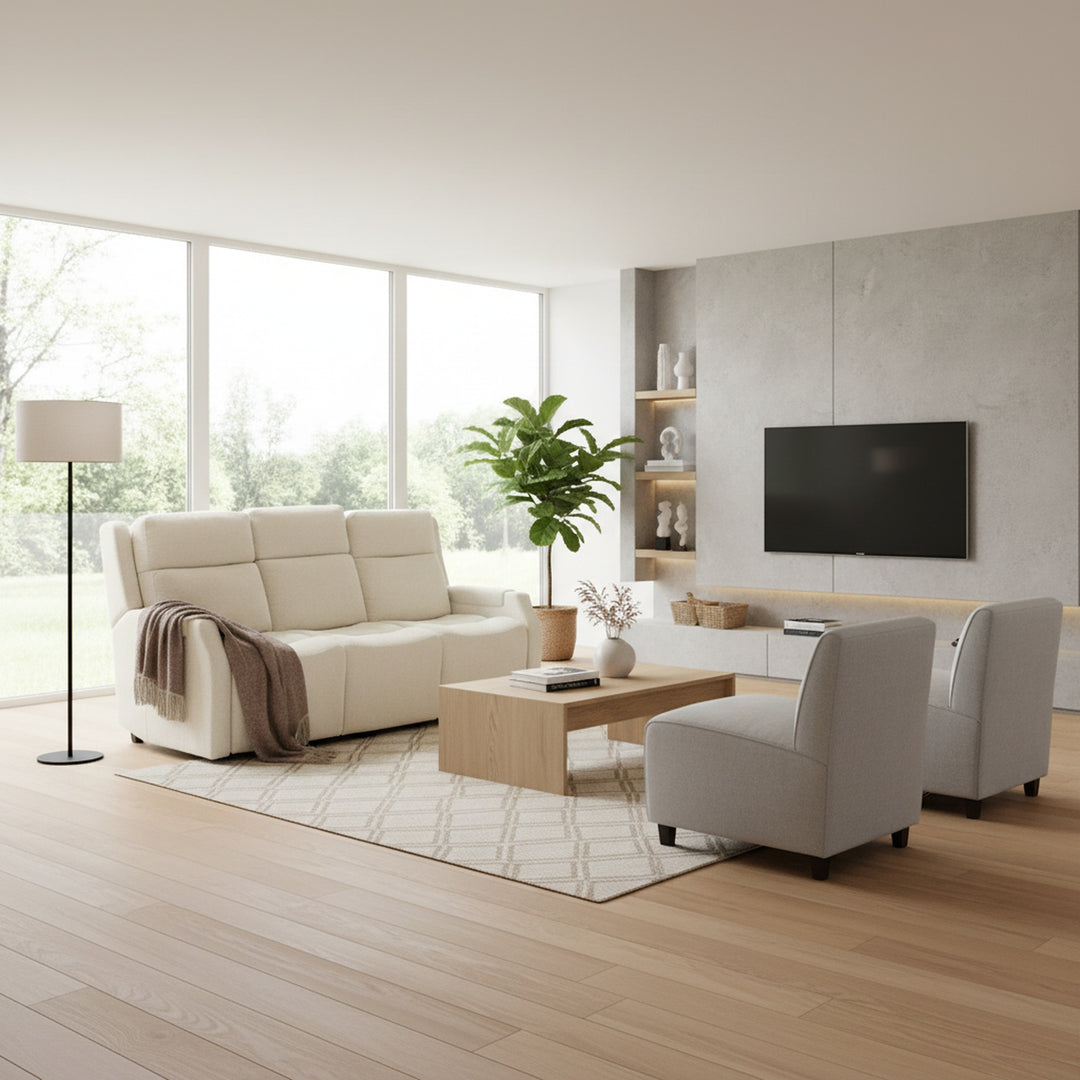 Nelson Zero Gravity Power Sofa with Power Headrest & Lumbar Living Room Hooker Furniture