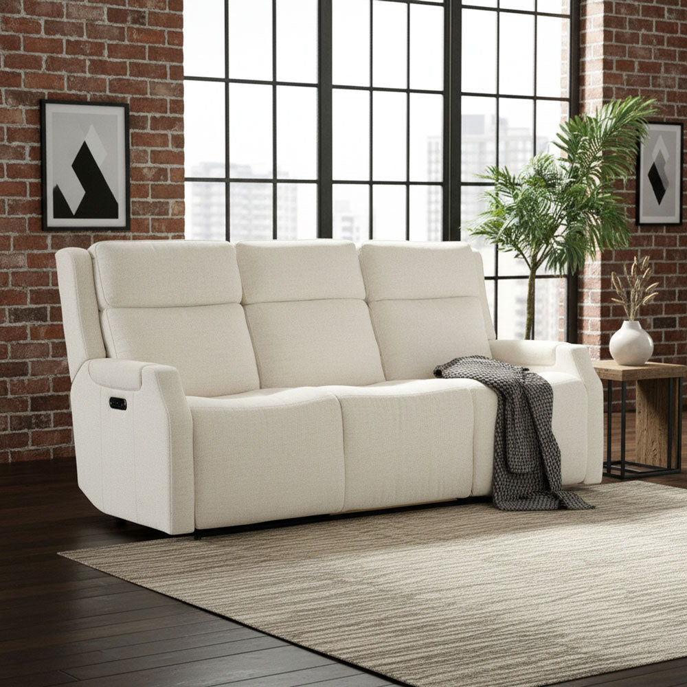 Nelson Zero Gravity Power Sofa with Power Headrest & Lumbar Living Room Hooker Furniture