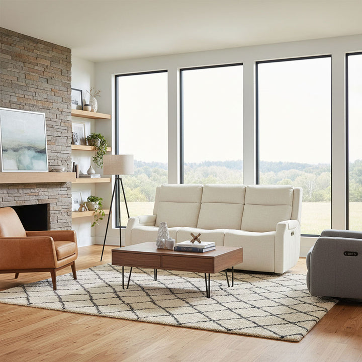 Nelson Zero Gravity Power Sofa with Power Headrest & Lumbar Living Room Hooker Furniture