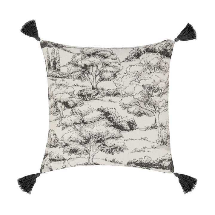 Stonework Charcoal 22" Pillow