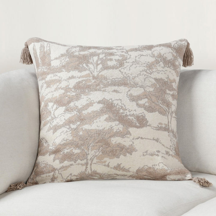 Stonework Natural 22" Pillow