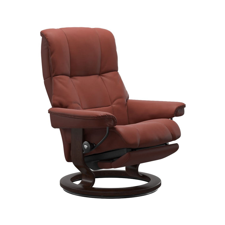 Stressless Mayfair Classic Power Chair Living Room Ekornes Large Paloma Dark Henna Brown