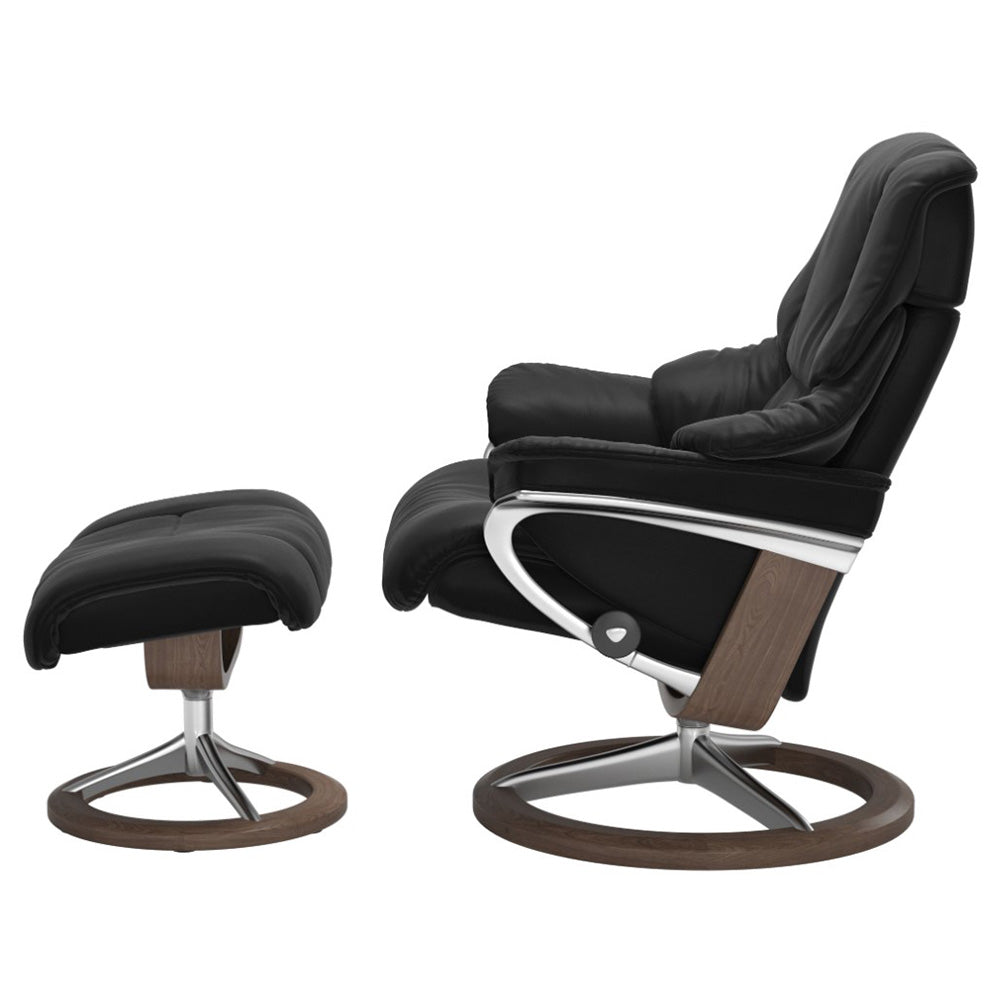 Stressless Reno Signature Chair & Ottoman Living Room Ekornes   