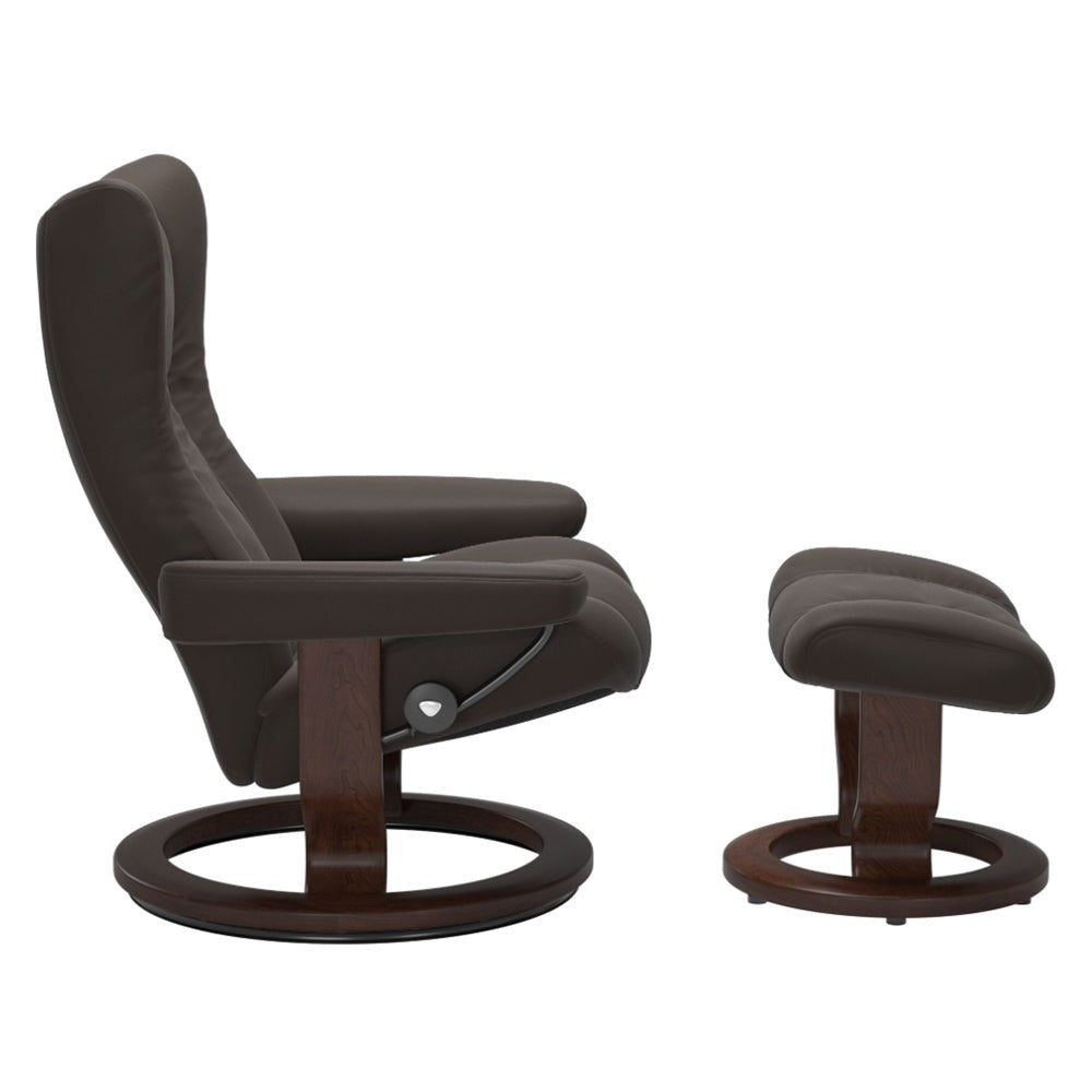 Stressless Wing Classic Chair & Ottoman Living Room Ekornes   