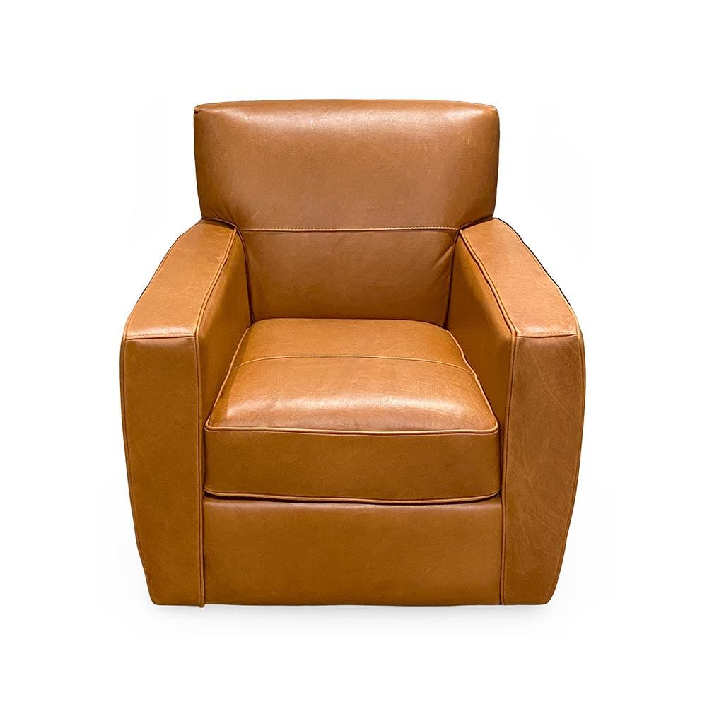 Summit Leather Swivel Chair Living Room Softline   