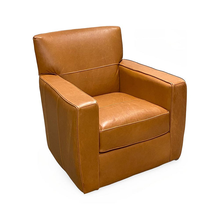 Summit Leather Swivel Chair Living Room Softline   