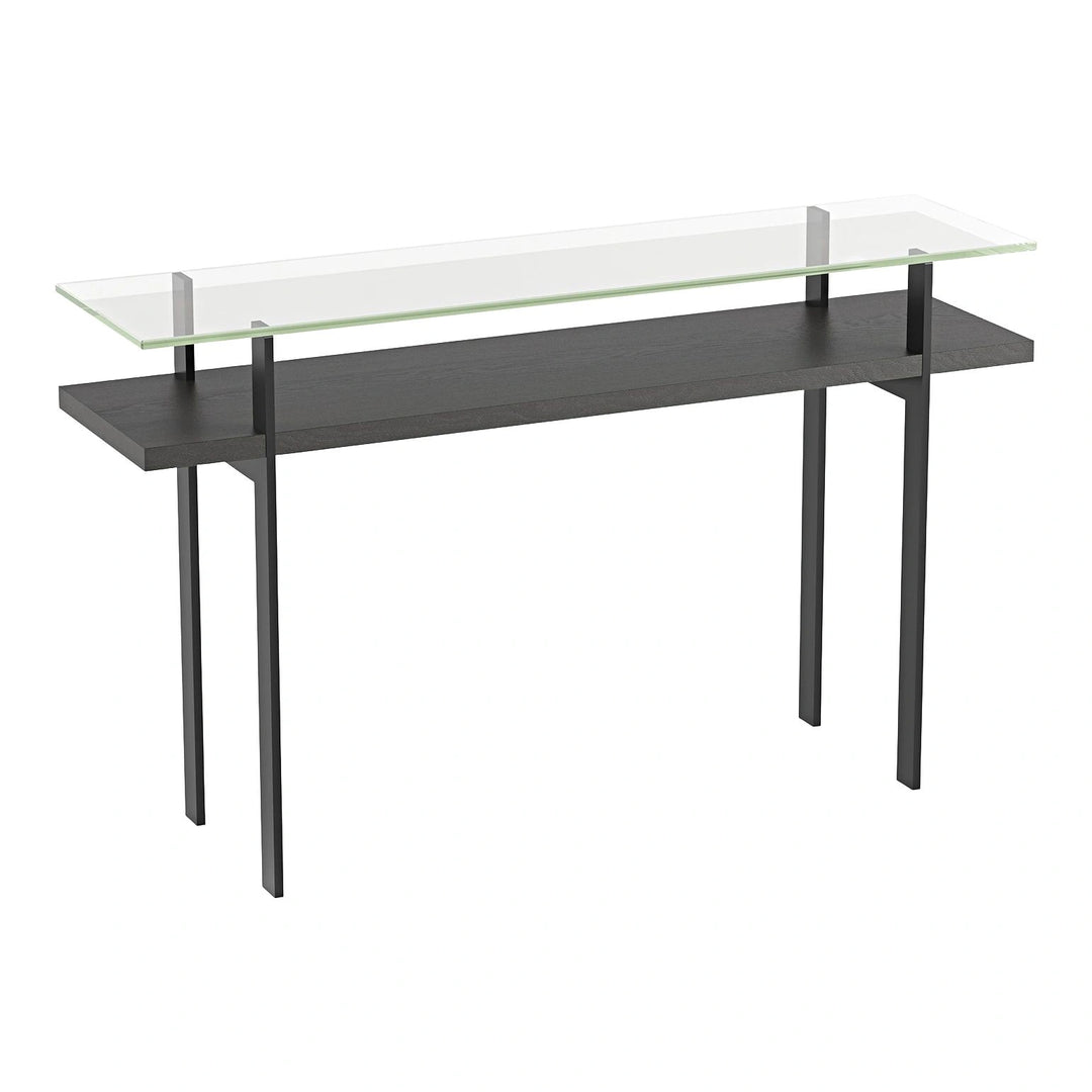 Terrace 1153 Console Table Living Room BDI Charcoal Stained Ash