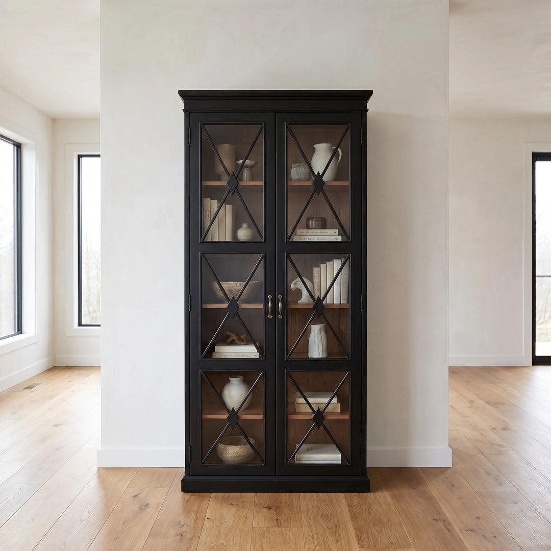 Sanctuary Two-Door Thin Display Cabinet clearance Hooker Furniture